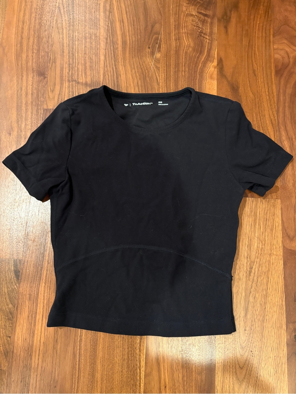 Black Aritzia Short Sleeve Crewneck Top